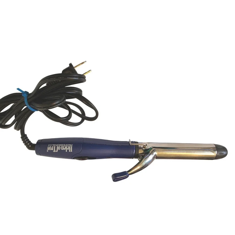 Helen‎ of Troy Professional 1 Inch Curling Iron Blue Chrome Model 1681N